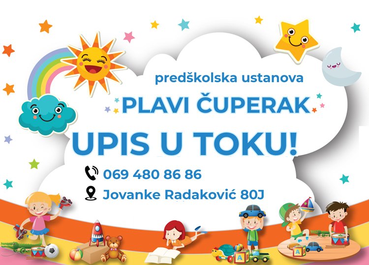Upis u toku Predškolsa ustanova Mirijevo